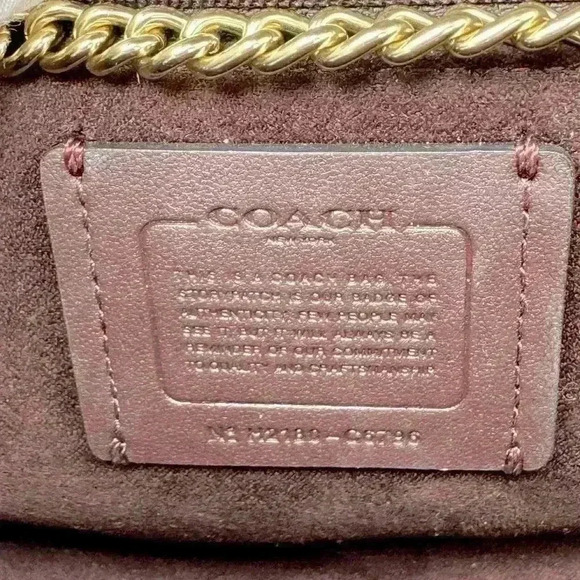 Coach Gemma Crossbody Bag In Colorblock With Butterfly Buckle EUC - Picture 13 of 14